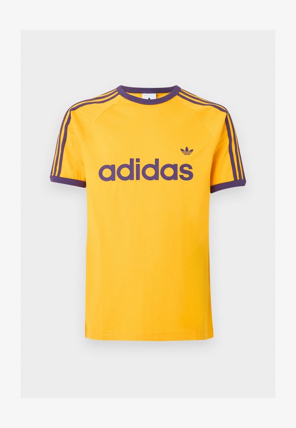 adidas Originals RINGER - Print T-shirt - crew yellow