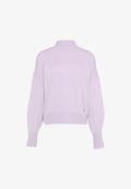 s.Oliver MIT STEHKRAGEN - Jumper - lavendel