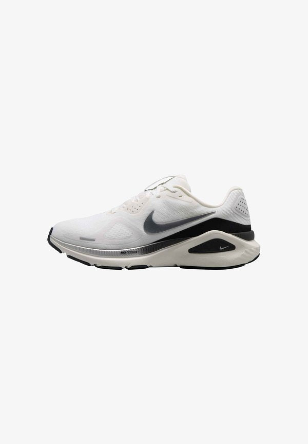 Nike Performance NIKE PERFORMANCE WOMEN'S ROAD RUNNING SHOES STRUCTURE 26 - Road running shoes - summit white anthracite sail metallic silver