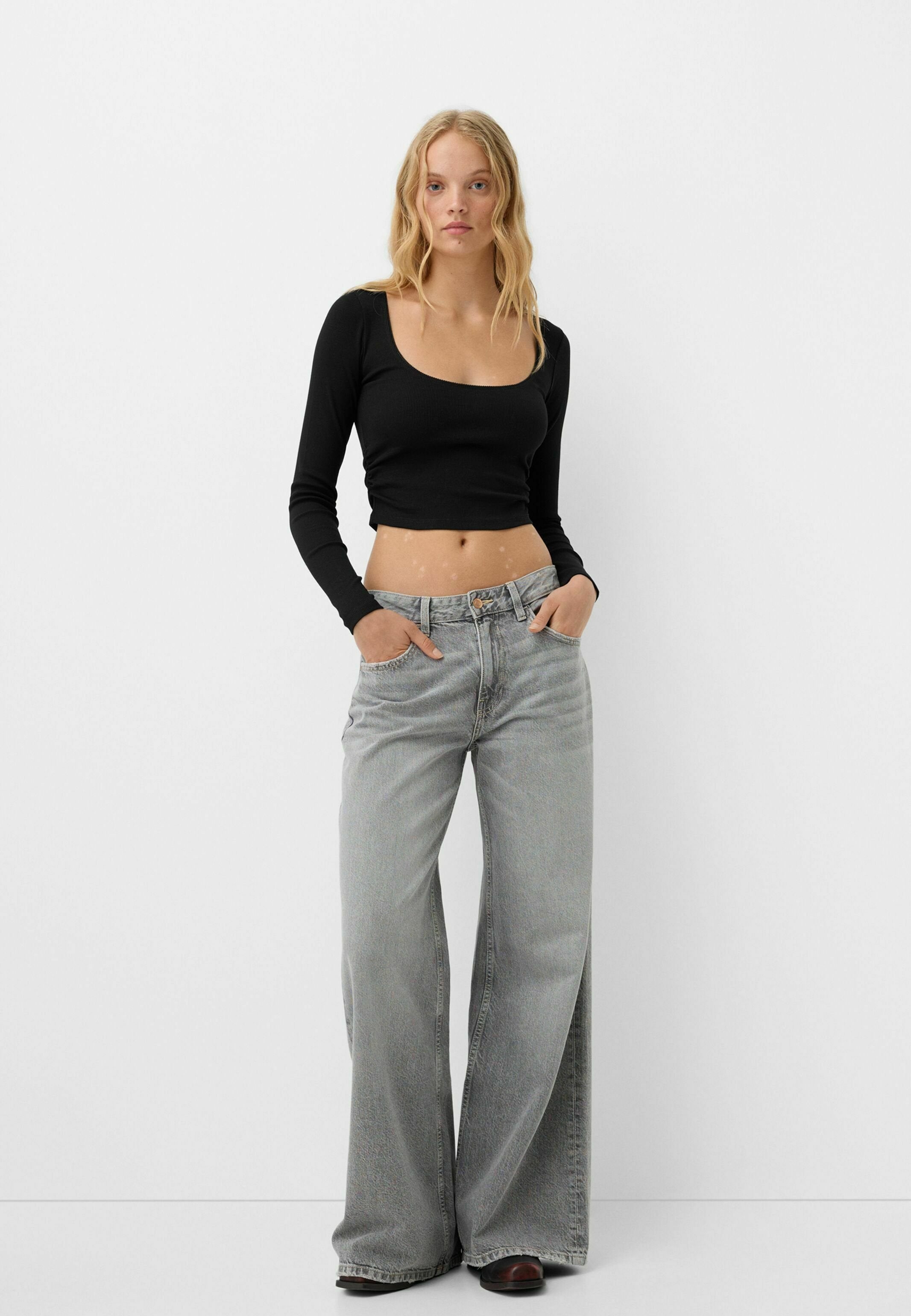 Bershka 2 PACK SCOOP NECK