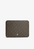 Tommy Hilfiger ICON LAPTOP CASE MONO PRINT - Laptop bag - black mix