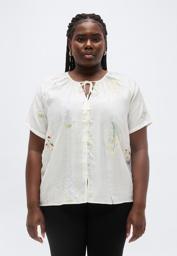 Vero Moda Curve VMCLINA - Blouse - snow white