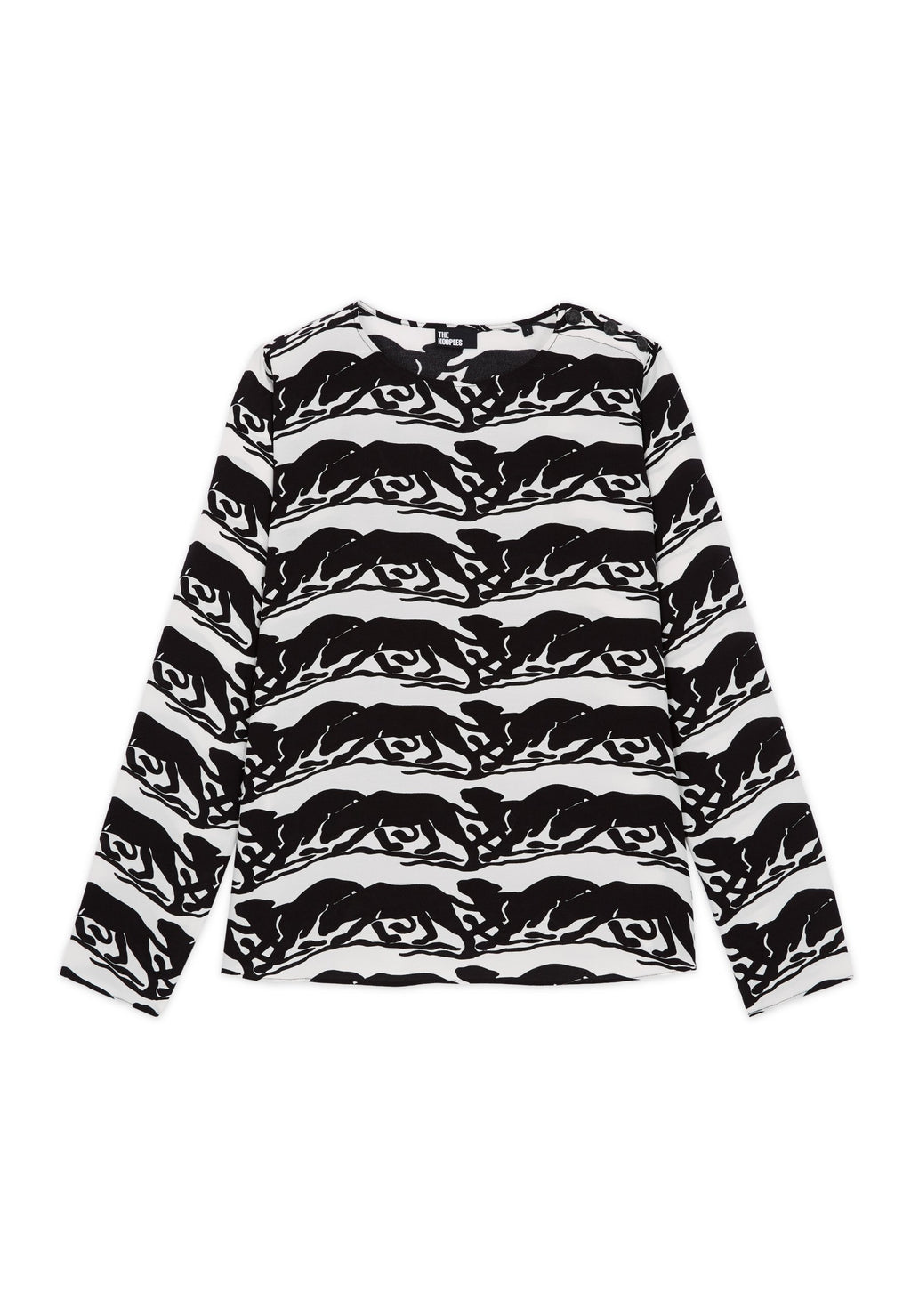 The Kooples IMPRIMÉE DÉTAILS ÉPAULE