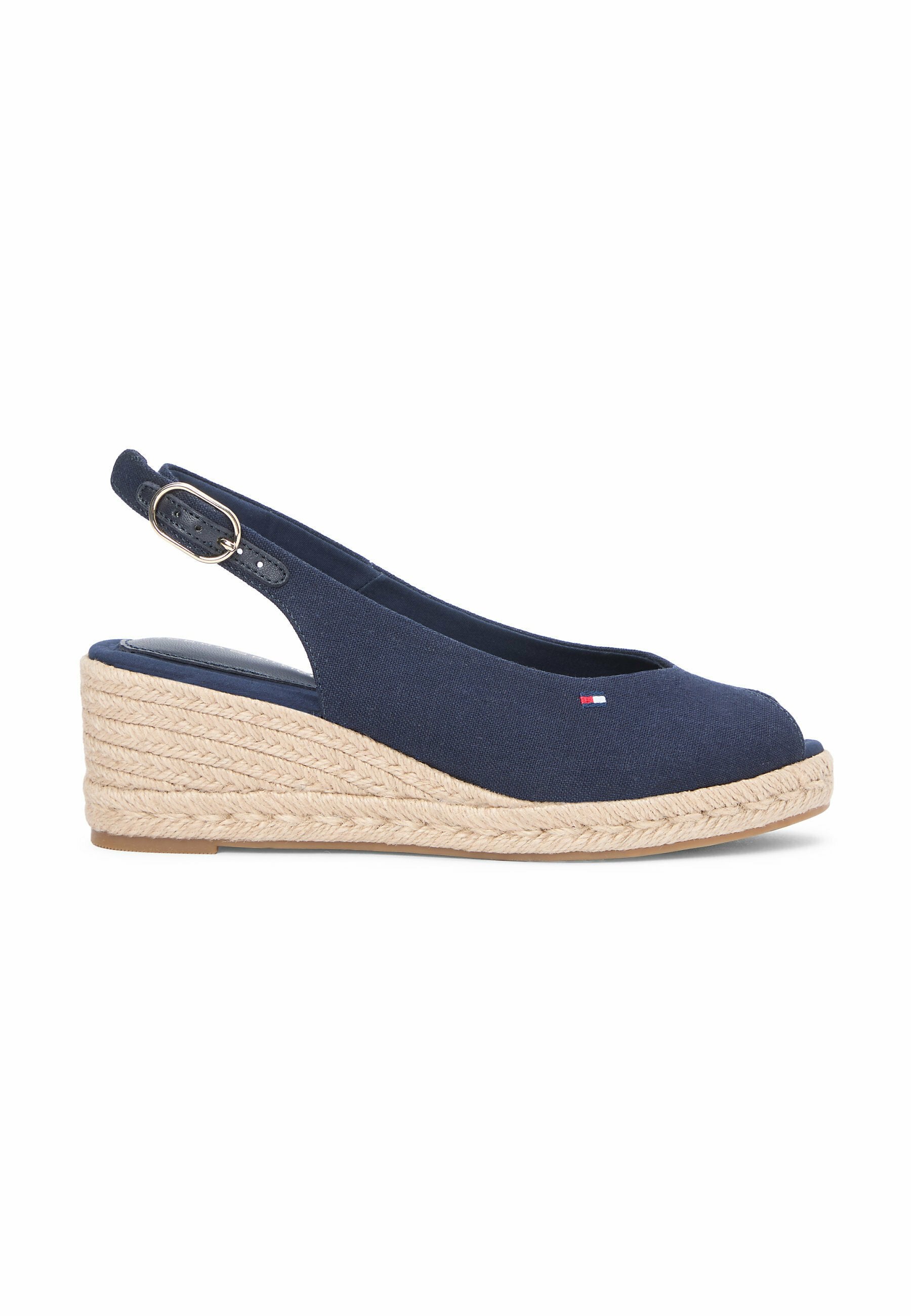 HEMP SLINGBACK WEDGE ESPADRILLES Media 6