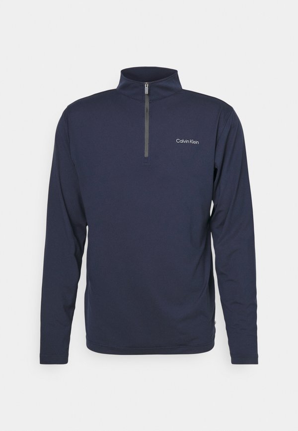 Calvin Klein Golf NEWPORT HALF ZIP - Long sleeved top - navy