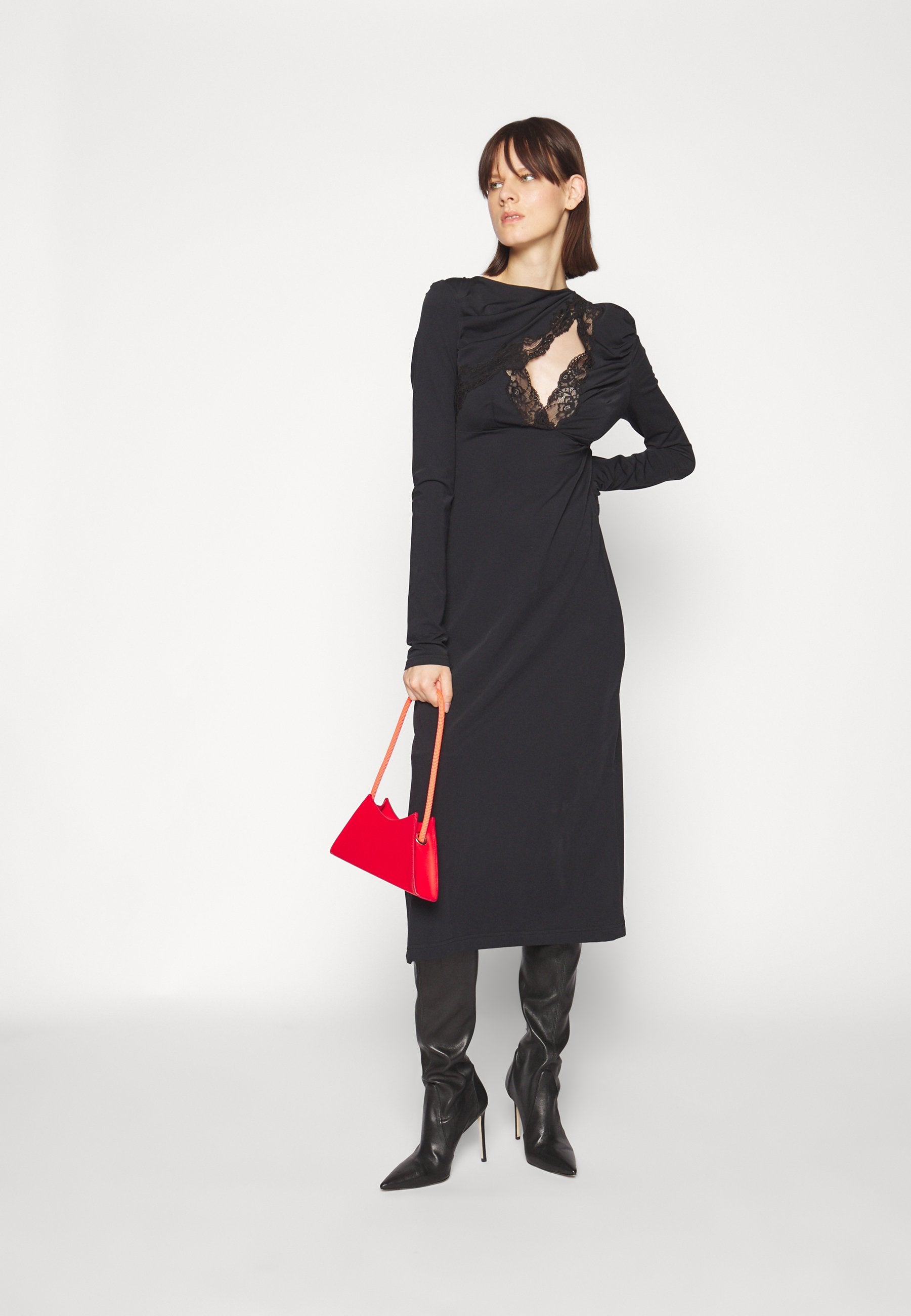 Vaillant LONG DRESS WITH ASYMMETRICAL CUT OUT