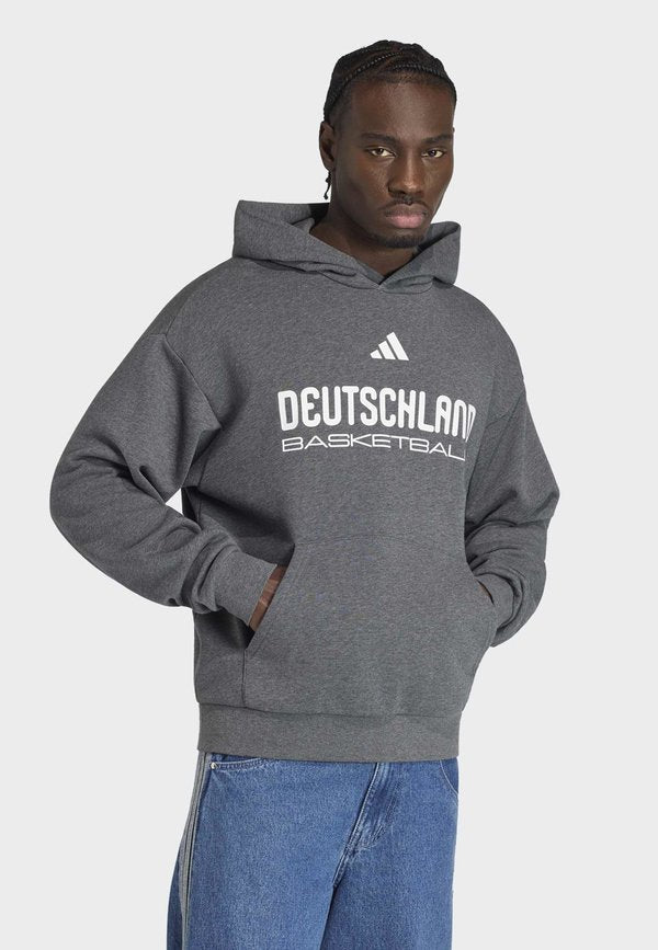 adidas Performance DBB BASKETBALL SELECT GRAPHICS  - Hoodie - dark grey heather