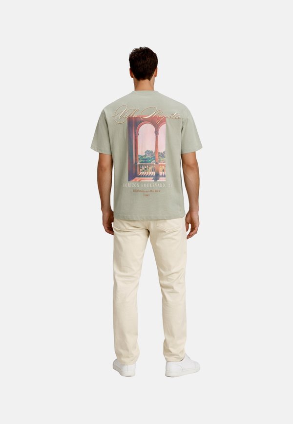 Jack & Jones T- - Print T-shirt - grün