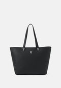Tommy Hilfiger EMBLEM TOTE - Tote bag - black