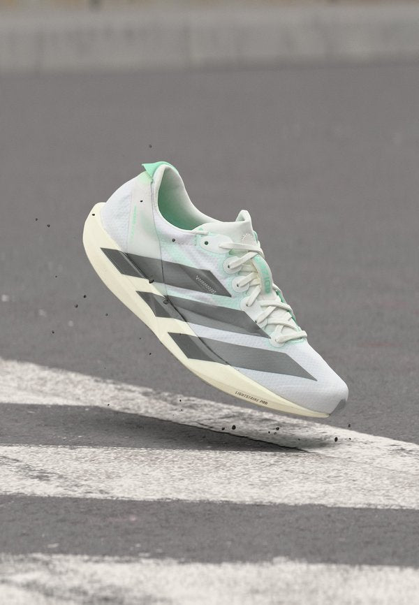adidas Performance ADIZERO ADIOS 9 - Road running shoes - footwear white/iron metallic/pulse mint