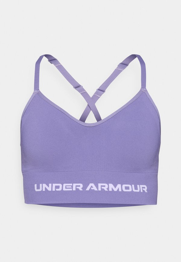 Under Armour VANISH SEAMLESS LOW - Light support sports bra - purple luxe/purple crest