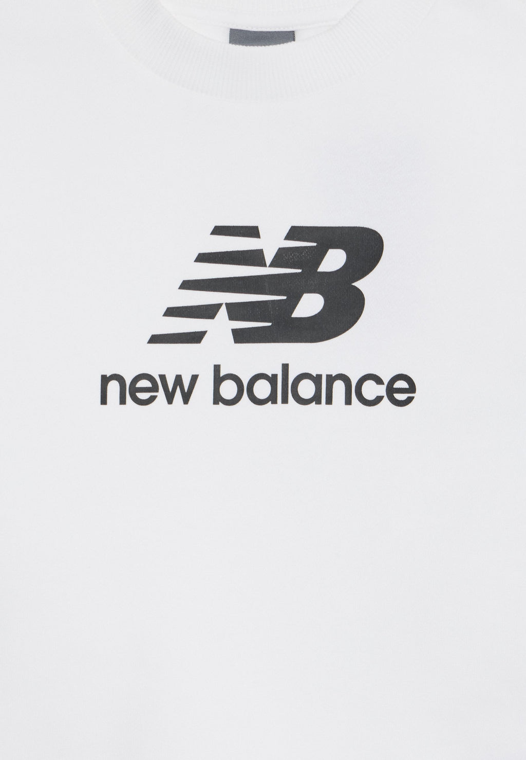 New Balance BRUSH BACK STACKED LOGO CREW