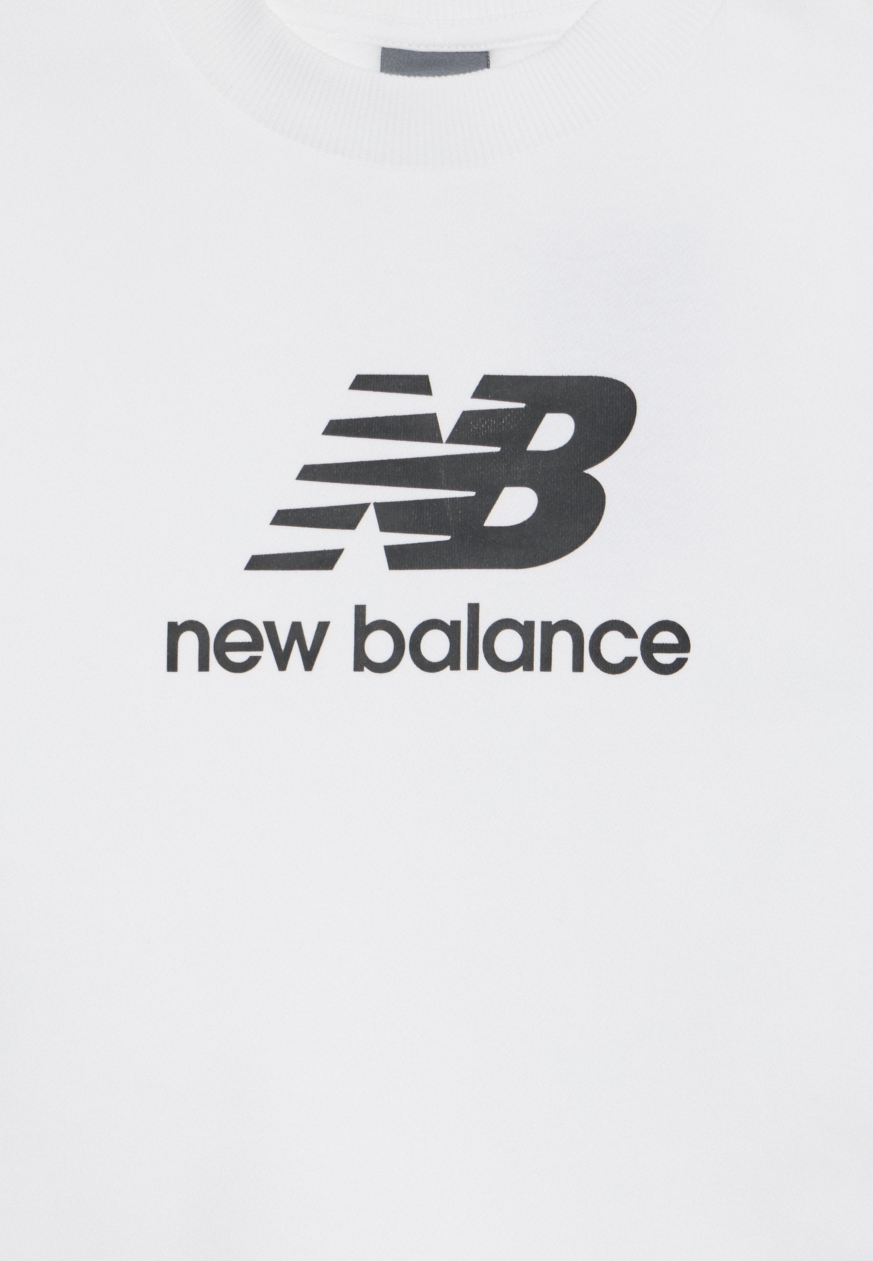 New Balance BRUSH BACK STACKED LOGO CREW