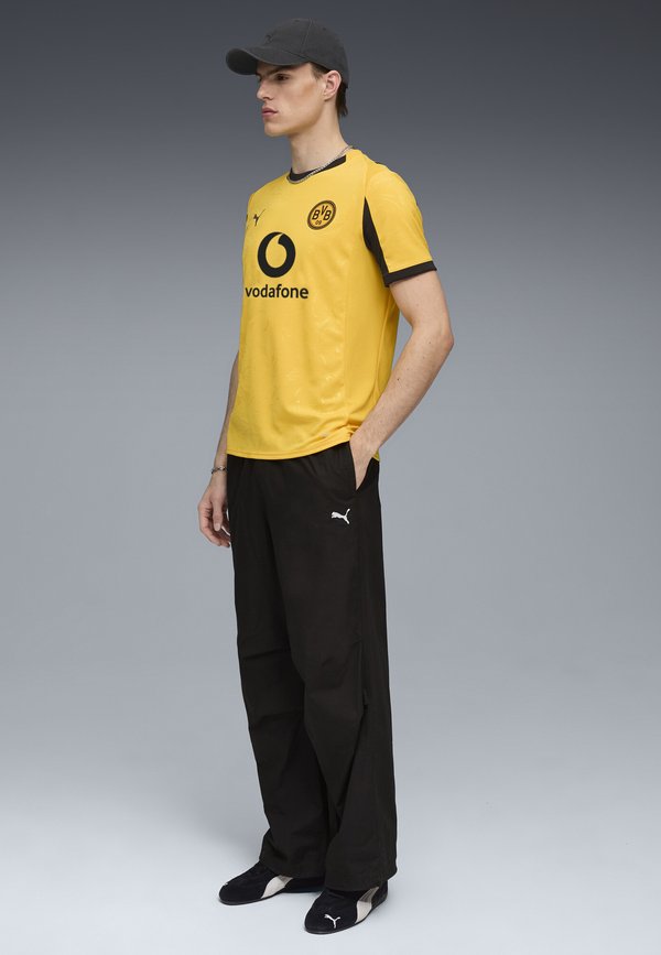 Puma Print T-shirt - yellow sizzle- black