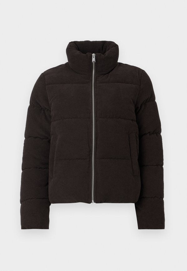 Vero Moda Quilted VMDEBRA - Winter jacket - chocolate torte