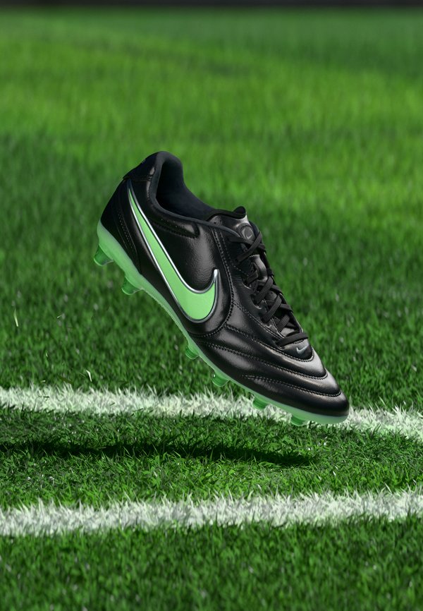 Nike Performance TIEMPO LIGERA PRO  - Football boots artificial grass - black/illusion green