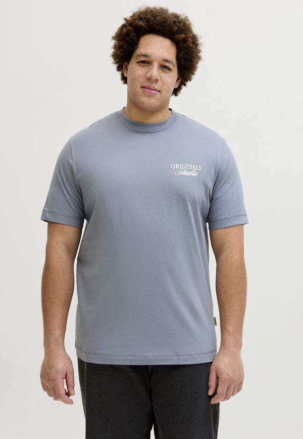 Jack & Jones JORNORREBRO TYPO TEE SS CN SN PLS - Print T-shirt - tradewinds