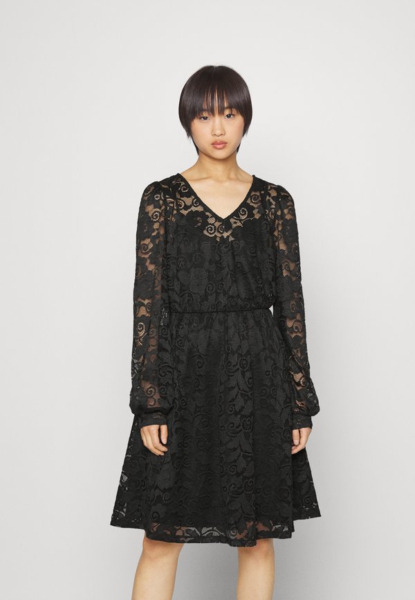 VILA Petite VISANDRA V NECK DRESS