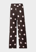 Vero Moda VMLYRA PANT - Trousers - chocolate torte/flushing pink