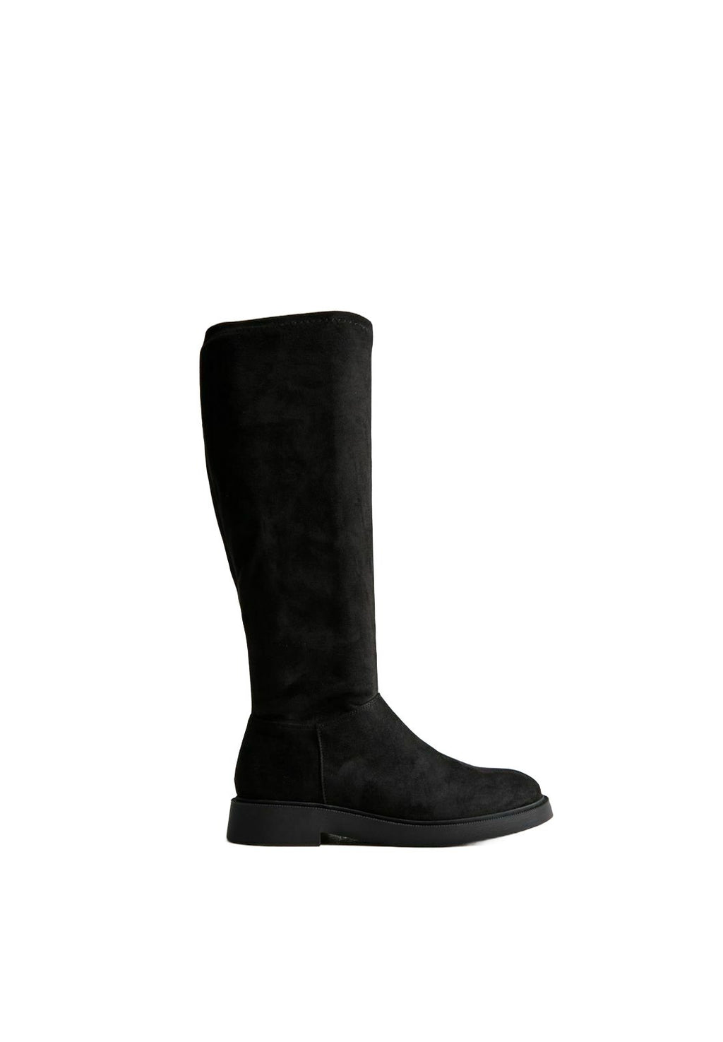 New Look Wide Fit WIDE FIT ZIPPED KNEE HIGH