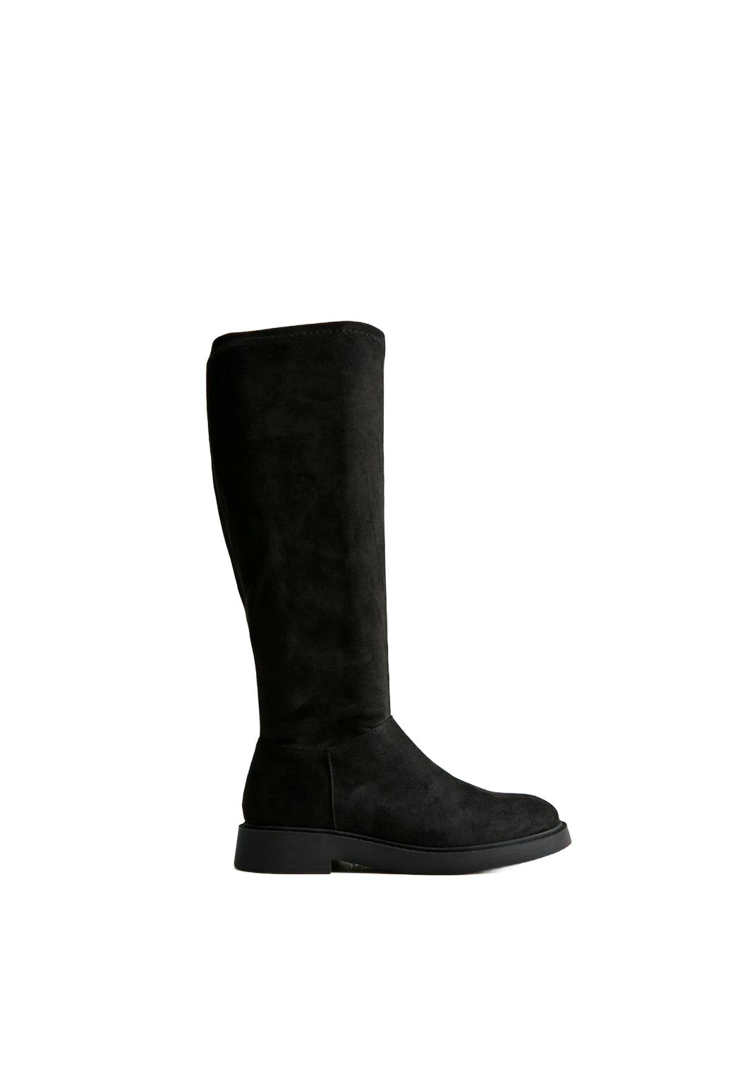 New Look Wide Fit WIDE FIT ZIPPED KNEE HIGH
