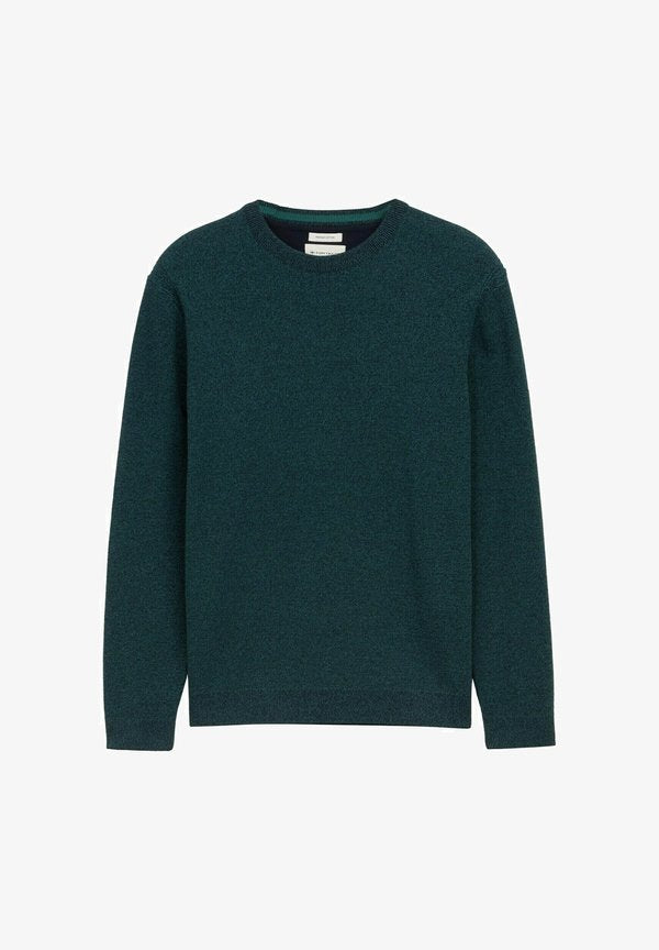 TOM TAILOR Jumper - jasper green/navy twotone