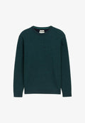 TOM TAILOR Jumper - jasper green/navy twotone