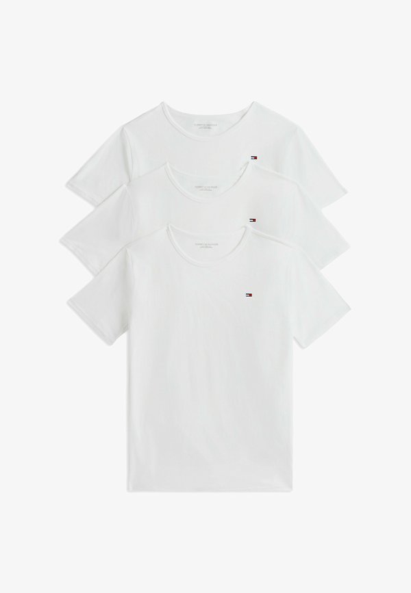 Tommy Hilfiger SIGNATURE CTN ESS 3PACK SS TEE - Undershirt - white white white
