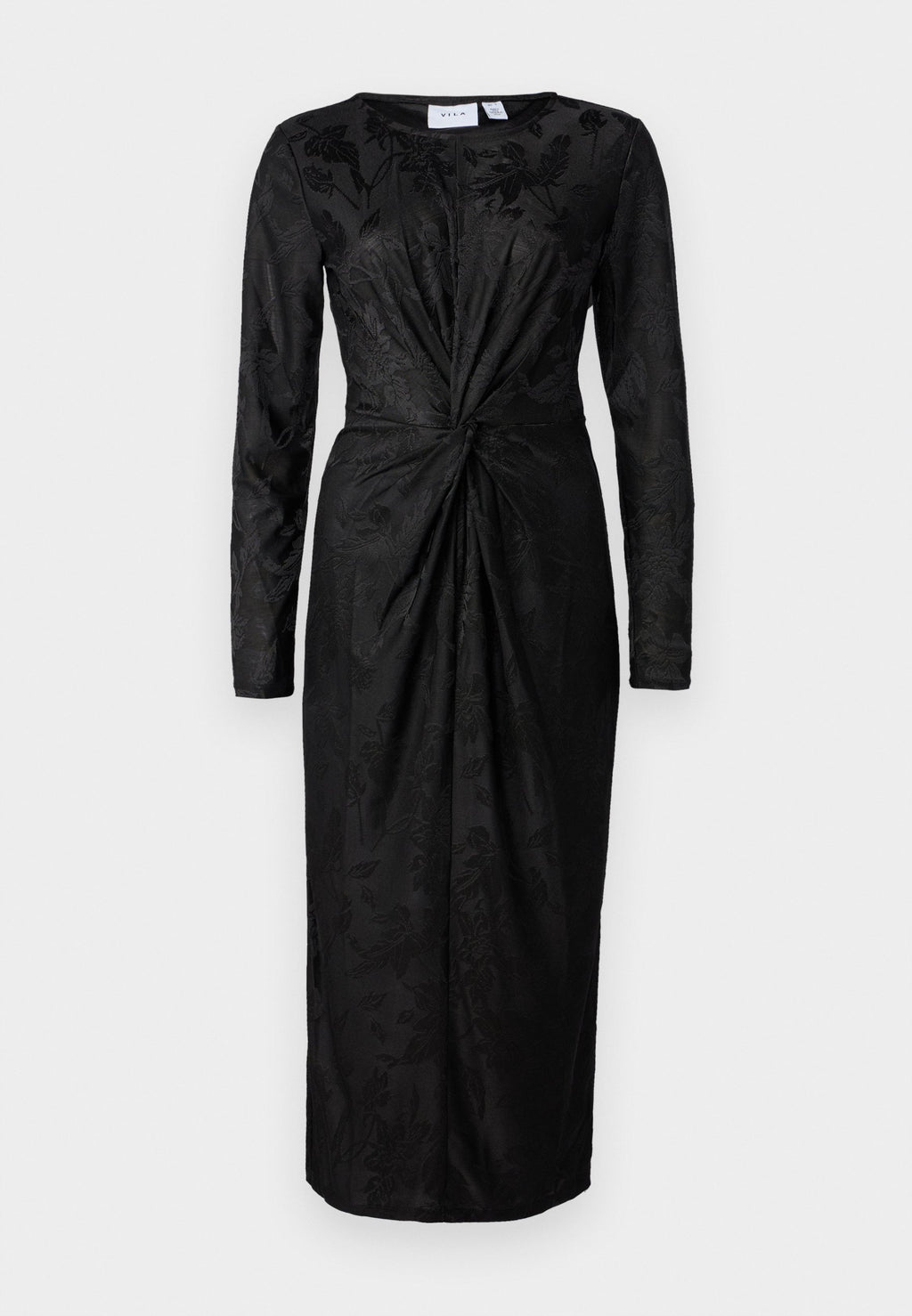 VILA VIROSEA O NECK MIDI DRESS