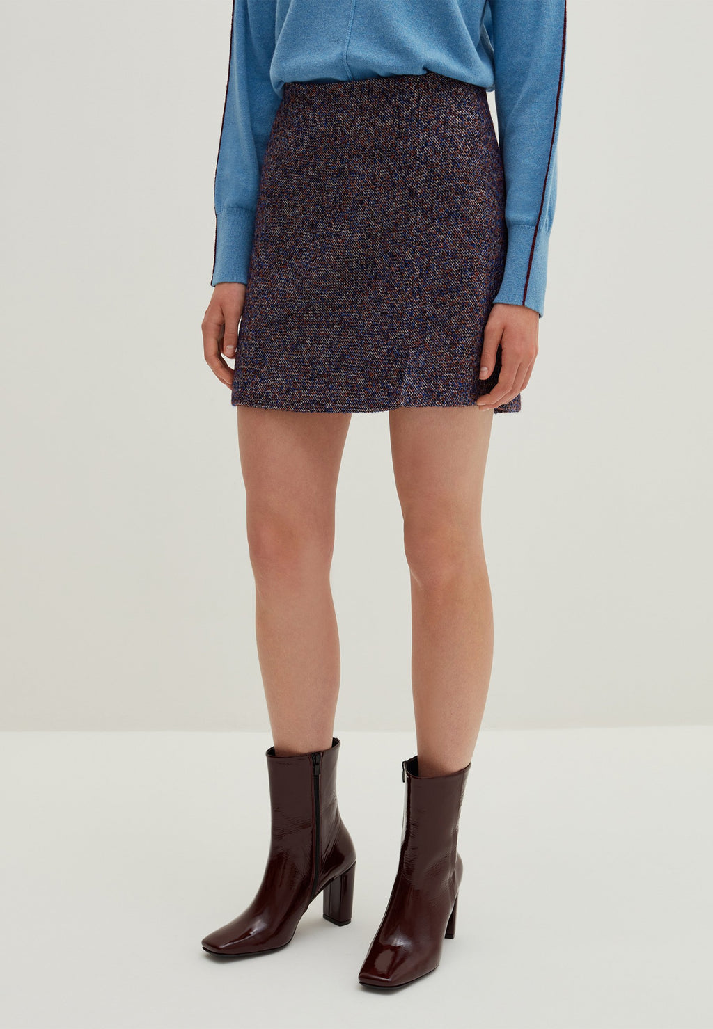 Stefanel BOUCLÉ TWEED MINISKIRT