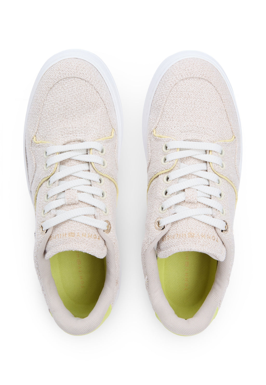 TH MONOGRAM TEXTILE COURT TRAINERS Media 4