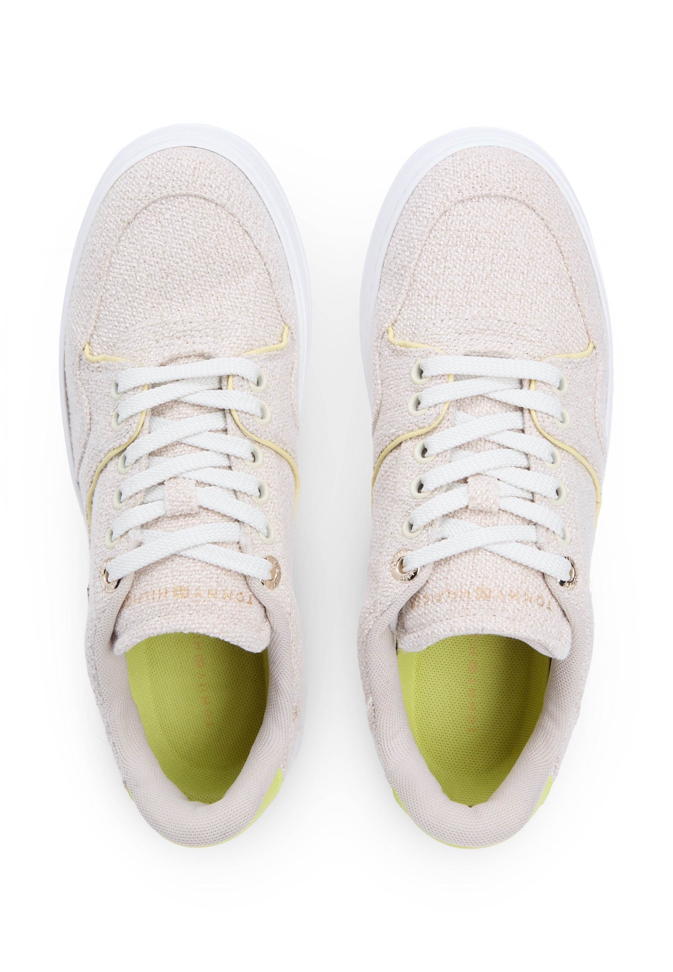 TH MONOGRAM TEXTILE COURT TRAINERS Media 4