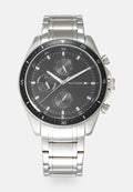 Tommy Hilfiger PARKER - Watch - silver-coloured/black