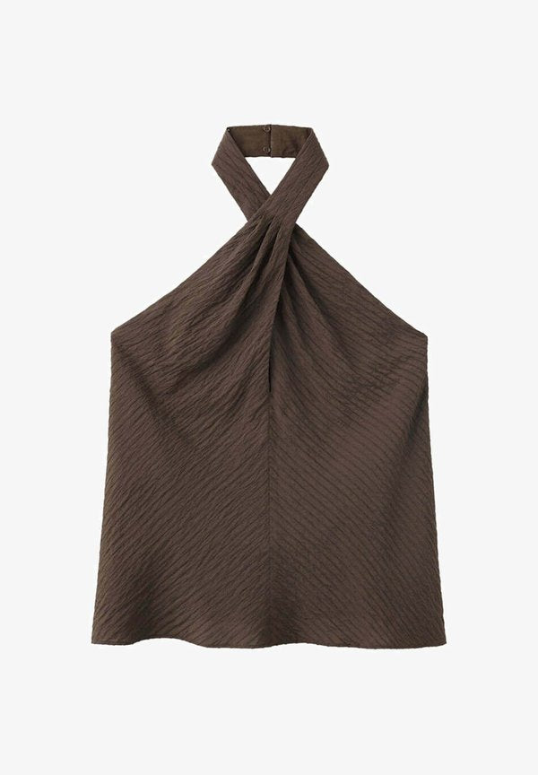 Mango ADULT - Blouse - brown