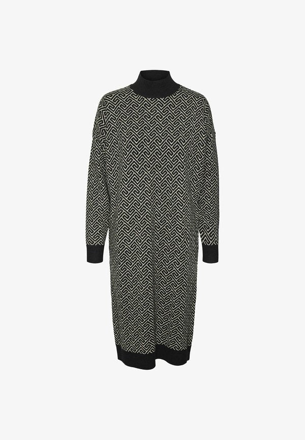 Vero Moda Knitted VMARIA Midi - Jumper dress - black