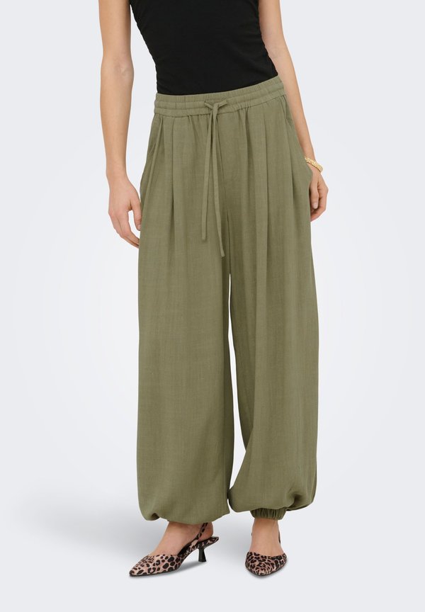 ONLY Wide-leg ONLSIESTA Wide Leg Fit Linen - Trousers - mermaid