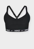 Nike Performance INDY BRA  - Light support sports bra - black/black/white