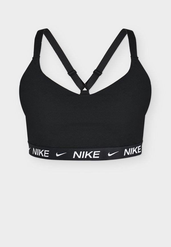 Nike Performance INDY BRA  - Light support sports bra - black/black/white