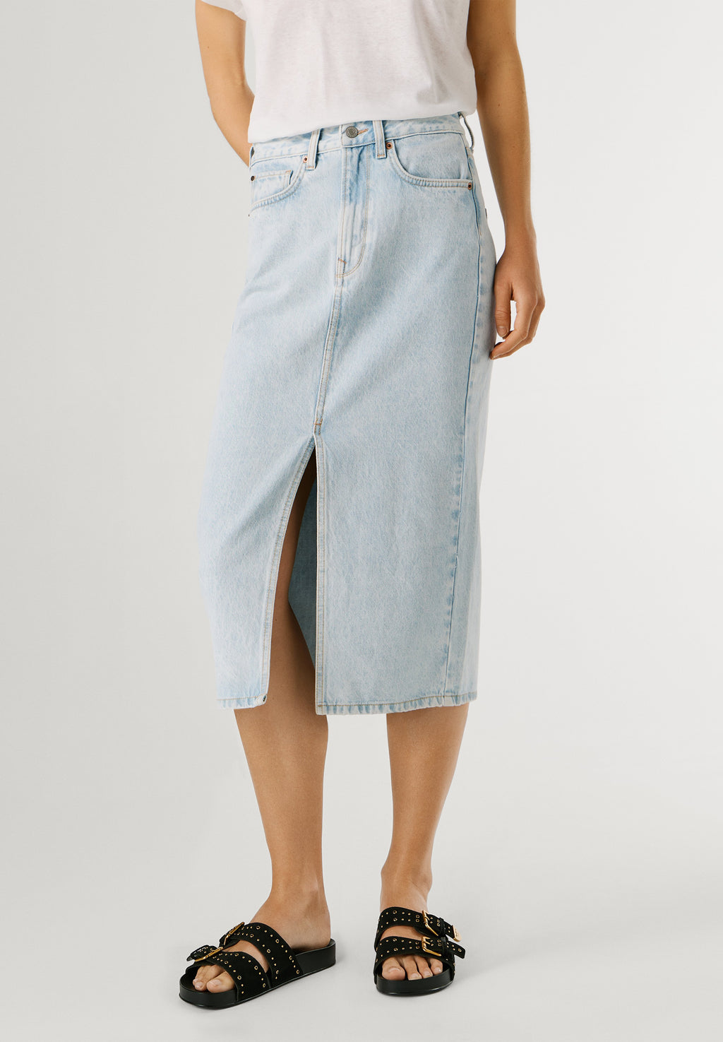 Pepe Jeans MIDI SKIRT NIKITA