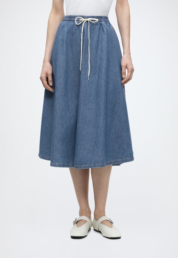 Tommy Hilfiger MIDI FLARED SKIRT MIA - A-line skirt - mia