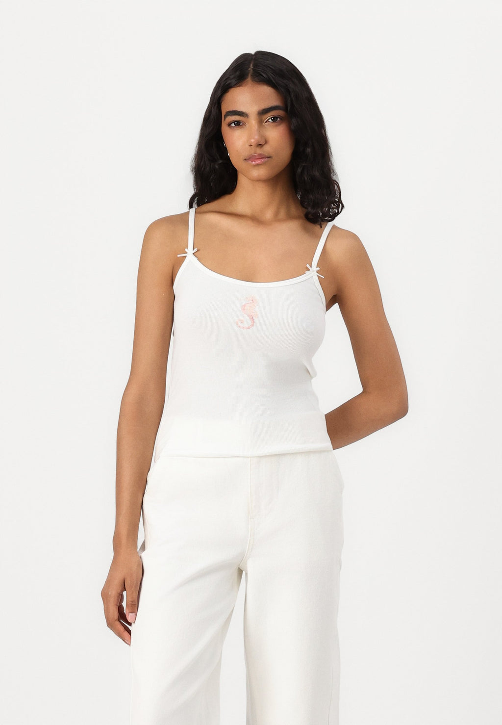 Hollister Co. BOW STRAP CAMI