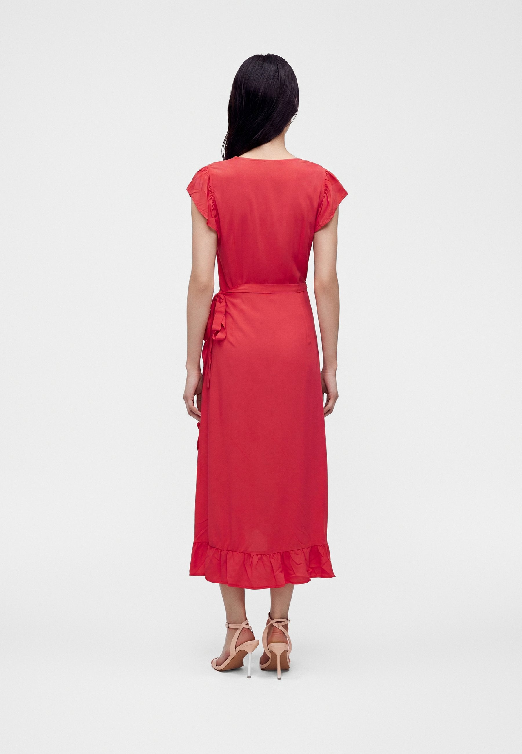 VILA VIMANSAKIANA WRAP DRESS