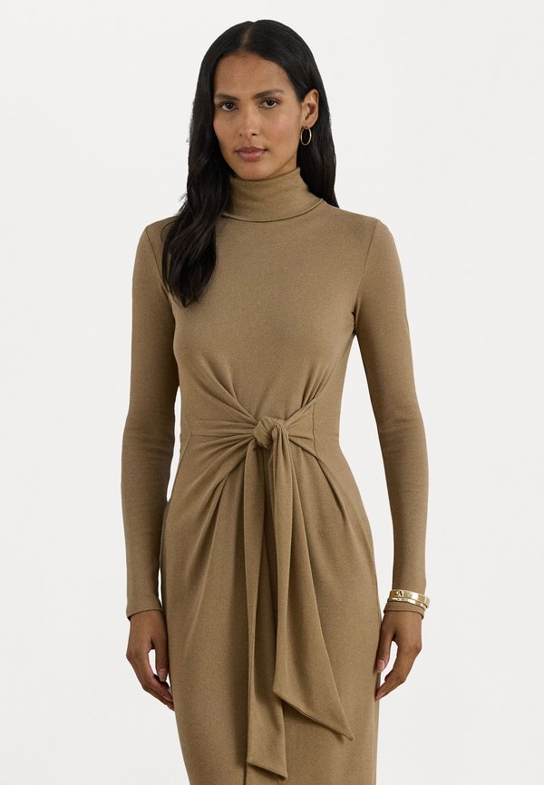 Lauren Ralph Lauren TIE-FRONT TURTLENECK DRESS