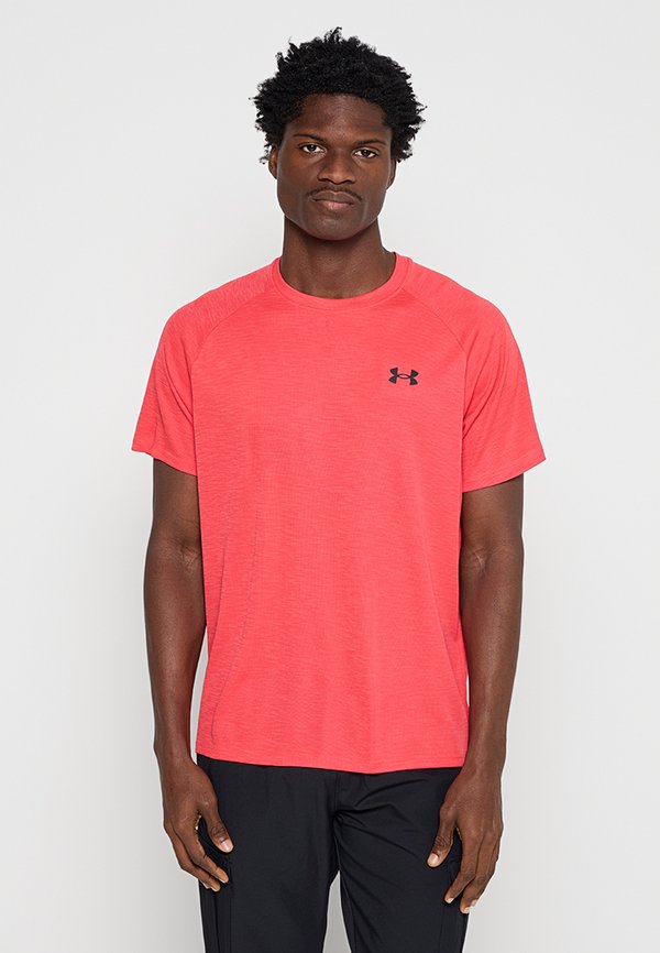 Under Armour UA TECH TEXTURED SS-RED - Sports T-shirt - red