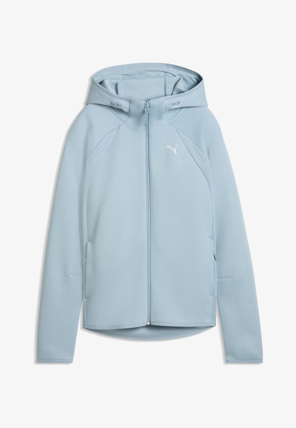 Puma EVOSTRIPE  - Zip-up sweatshirt - seafoam
