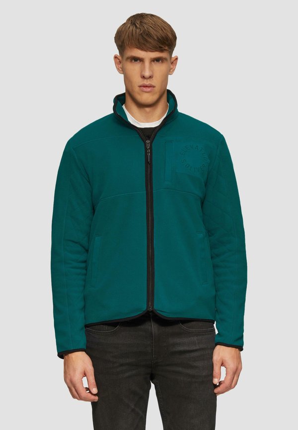s.Oliver Fleece jacket - petrol