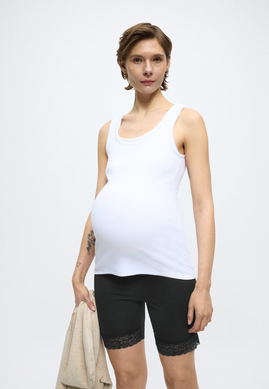 ONLY MATERNITY OLMLULI LACE LIFE INNERSHORTS JRS