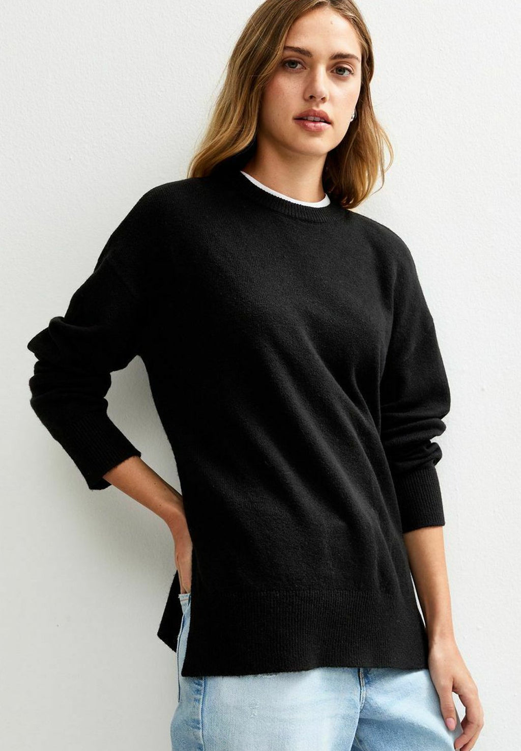 New Look KNITTED SIDE SPLIT
