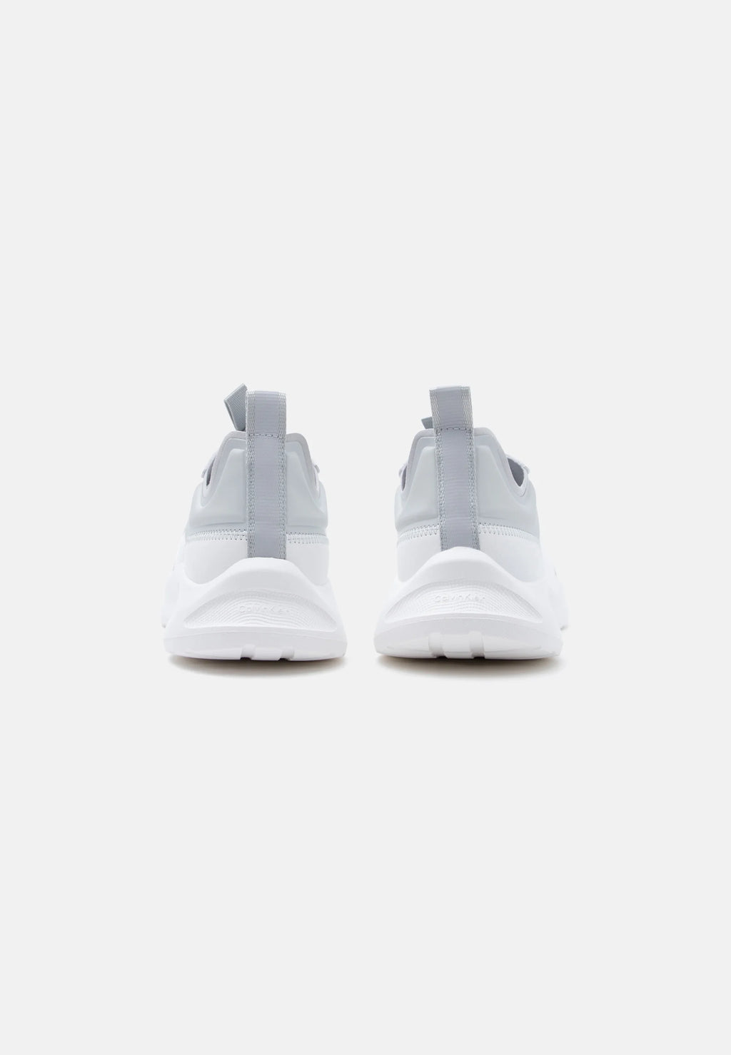 Calvin Klein Trainers - bright white/pearl grey/silver-coloured
