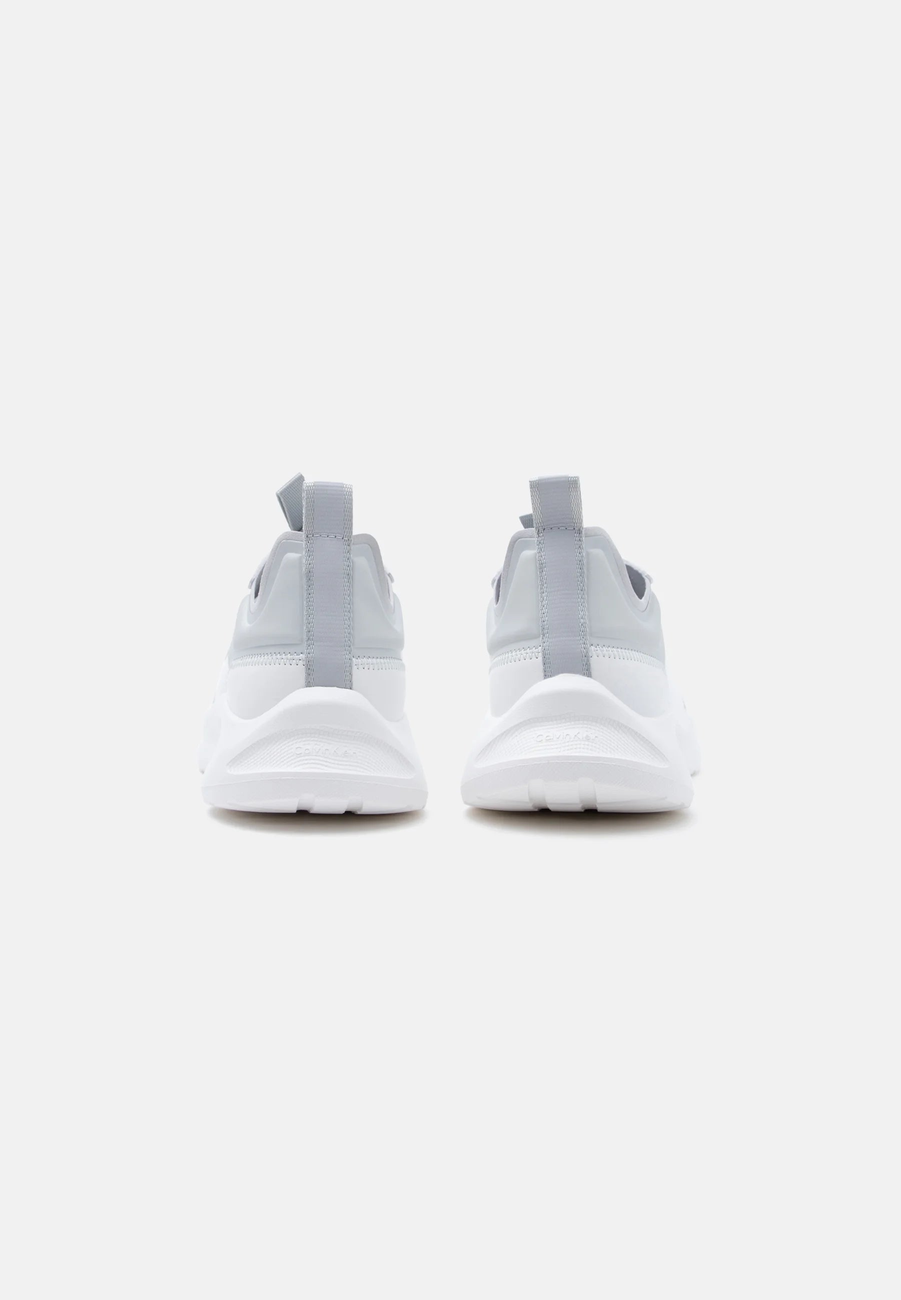 Calvin Klein Trainers - bright white/pearl grey/silver-coloured